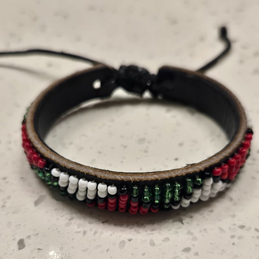 Leather Kenyan Bracelet